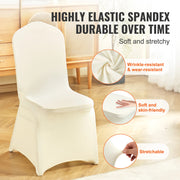 Load image into Gallery viewer, Amocart 30/50PCS Ivory Stretch Spandex Folding Chair Covers Universal Fitted Chair Cover Removable Protective Slipcovers