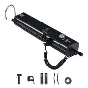 Load image into Gallery viewer, SucceBuy Roof Rack Water Tank Multi-Dispensing Outdoor Tank High-Capacity Aluminum Tank with Pressurization Port Fit for Trunk