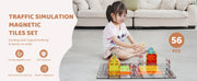 Bild in Galerie-Viewer laden, Amocart 56 PCS Magnetic Tiles Magnet Building Blocks Set Construction Game Stacking Toys STEM Sensory Educational for Kids Gift