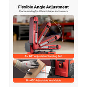 Load image into Gallery viewer, SucceBuy 5/6" Disc Sander 1x30/4x 36 in Belt Sander 250/400W with Adjustable Worktable & Dust Collection Port for Woodworking