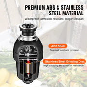 Load image into Gallery viewer, SucceBuy Garbage Disposal 1,1/2,3/4HP Continuous Feed Food Waste Disposer EZ Connect Food Waste Grinding System for Kitchen Sink