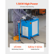 Load image into Gallery viewer, SucceBuy Electric Tube Bending Machine 1.5 KW Electric Tube Bender for 5/8 to 1-1/2in Pipes with 5 Set Dies, Manual & Auto Modes