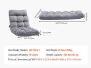Load image into Gallery viewer, Amocart Floor Chair Recycled Foam Folding Sofa Chair Multifunctional Floor Chair with Back Support Ideal for Sleeping Reading