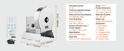 Load image into Gallery viewer, Amocart Electric Vegetable Slicer 0-12mm Thickness Adjustable Commercial Slicer Machine Stainless Steel Food Cutter Machine