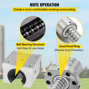 Bild in Galerie-Viewer laden, Amocart Linear Rail Ballscrew x 3 RM1605-350mm 650mm 1050mm x 2 Linear Rail Support, 12 CNC Kit Linear Shaft Optical Axis DIY