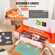 Load image into Gallery viewer, 【Upgraded】Amocart Vinyl Cutter hine Compatible with iOS Android Windows Bluetooth Connectivity DIY Cutting hine for Cards D