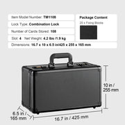 Bild in Galerie-Viewer laden, Amocart Graded Card Storage Box 4 Slots or 5Slots with Key Lock or Coded Lock Foam Dividers for 96/108/120/162 PSA Graded Cards