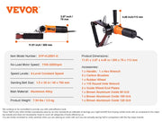 Charger l'image dans la visionneuse de galerie, Amocart Pipe Tube Polisher Sander 1000W Pipe Belt Sander 100-3200rpm Belt Sanding Machine for Burnishing Finishing Rust Removal