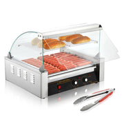 Load image into Gallery viewer, Amocart 5/7/11 Commercial Hot Dog Roller Electric Sausage Maker Barbecue Grill Machine for Camping Party Home Appliance 110V