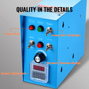Charger l'image dans la visionneuse de galerie, Positionneur de soudage rotatif SucceBuy 50KG 0-90° Table tournante de positionnement de soudage 0.5-6RPM 120W avec mandrin de tour à 3 mors de 12.4 pouces