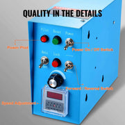 Load image into Gallery viewer, Amocart Rotary Welding Positioner 50KG 0-90° Welding Positioning Turntable Table 0.5-6RPM 120W with 12.4 Inch 3-Jaw Lathe Chuck