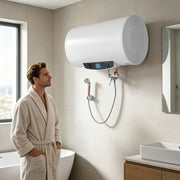 Load image into Gallery viewer, 110V 1500W Electric Water Heater, Digital Display Hot Water Storage Tank, Wall Mounted for Bathroom Kitchen, US Plug