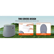 Bild in Galerie-Viewer laden, Amocart Portable Toilet for Camping Porta Potty with 1.3G Detachable Inner Bucket Travel Toilet for Outdoor Camping Travel