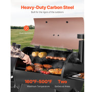 Charger l'image dans la visionneuse de galerie, WiFi App-Controlled Pellet Grill, Amocart BBQ Smoker with LCD Controller for Camping