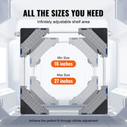 Load image into Gallery viewer, Amocart 400 lbs Mini Fridge Stand Mover Adjustable Mobile Base with 4 Locking Swivel Wheels for Washing Machine Refrigerator