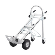 Load image into Gallery viewer, SucceBuy Aluminum Folding Hand Truck Heavy Duty Industrial Collapsible Dolly Cart for Moving in Warehouse Supermarket