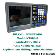 Load image into Gallery viewer, NT800 2/3 Axis Display LCD DRO Digital Readout TTL AC110V/220V For Milling boring machine EDM Linear Scale Encoder 9 Languages