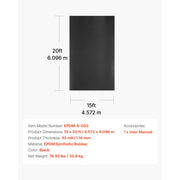 Load image into Gallery viewer, Amocart Roll Rubber Roofing, Weather Resistant Flexible Roof Material for Long Lifespan
