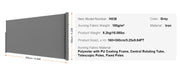 Load image into Gallery viewer, Amocart Retractable Side Awning Outdoor Privacy Polyester Water-proof Retractable Patio Screen UV 30+ Room Divider Wind Screen