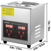 Load image into Gallery viewer, SucceBuy 2L 3L 6L 10L 22L 30L Ultrasonic Cleaner Stainless Steel Portable Cleaning Washing Machine Ultrasound Home Appliance