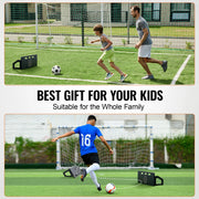 Load image into Gallery viewer, Amocart Soccer Rebounder Board Portable Soccer Wall with 2 Angles Rebound Foldable HDPE Kickback Rebound Board for Adults