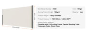 Load image into Gallery viewer, Amocart Retractable Side Awning Outdoor Privacy Polyester Water-proof Retractable Patio Screen UV 30+ Room Divider Wind Screen