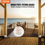 Load image into Gallery viewer, Amocart Post Base Stainless Steel Adjustable Post Anchor Bracket Base Pavilion Deck Porch Handrail Support Decorative Plate