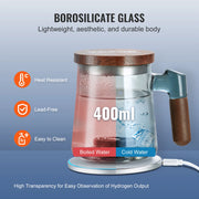 Load image into Gallery viewer, Amocart 400ML Hydrogen Water Cup Hydrogen Generator SPE Technology Hydrogen Water Ionizer Machine with Wireless Charging Base