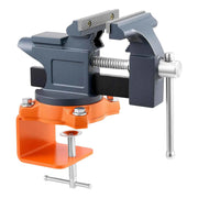 Load image into Gallery viewer, SucceBuy Bench Vise 4.5 Inch Portable Workbench Vice with 270° Swivel Base Cast Iron Construction for Woodworking Metalworking