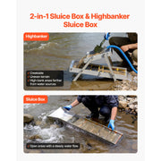 Load image into Gallery viewer, SucceBuy High Banker Gold Sluice/Highbanker Gold Panning Kit Portable Mining Equipment for Gold Prospecting in Creek High Bank - AMOCART