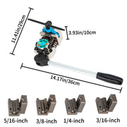 Load image into Gallery viewer, SucceBuy Brake Line Flaring Tool 45° Double Flares for 3/16" 1/4" 5/16" 3/8" Tube Size Suitable for Soft Metal of Copper Lines