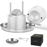 Bild in Galerie-Viewer laden, Amocart 60mm Ice Ball Press Maker Spherical Whiskey Tray Mould Bubble-Free Making Mold Crystal Ice Ball Box for Bar Cocktail