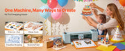 Load image into Gallery viewer, Amocart Vinyl Cutting Machine 12 in Button Screen Controlled Vinyl Cutter 5000+ Built-in Design Resources Creating Crafts Cards