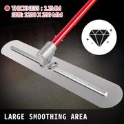 Charger l'image dans la visionneuse de galerie, with 4 Handle Round Drywall Construction Tools Cement Trowel Amocart Concrete Float 1200x200mm/1200x300mm Finishing Bull Float