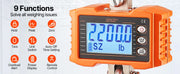 Bild in Galerie-Viewer laden, Amocart 1000kg/2000kg Digital Hanging Scale Portable with Remote Control Factory Crane Scale LCD Backlight Industrial Scales
