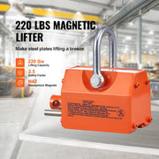 Load image into Gallery viewer, SucceBuy 100KG-2000KG Permanent Magnetic Lifter Pulling Capacity 2.5 Safety Factor Neodymium & Steel Lifting Magnet Lift Magnets
