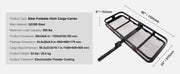 Bild in Galerie-Viewer laden, SucceBuy 47/53/60 in Hitch Cargo Carrier 400/500lb Capacity Trailer Hitch Mount Aluminum Cargo Basket for Truck Pickup Camping