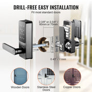Load image into Gallery viewer, Amocart Smart Lock 5 in 1 Smart Door Knob Fingerprint Deadbolt with App Control Bluetooth Smart Lock Keyless Entry Door Lock