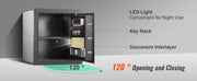Load image into Gallery viewer, Amocart Electric Safe 2.2/1.8 Cubic Feet Fingerprint&Digital Security Cabinet Safe W/ Fire-proof Bag for Cash Jewelry Documents