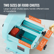 Load image into Gallery viewer, SucceBuy Manual Vegetable Fruit Slicer 0-0.5"/0-12mm Adjustable Commercial Slicer Machine Stainless Steel Blade Food Cutter