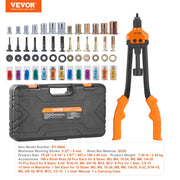 Load image into Gallery viewer, SucceBuy 14" 16" Rivet Nut Tool Rivnut Tool Kit with Metric and SAE Mandrels 70PCS/186PCS Rivet Nuts With Rugged Carrying Case