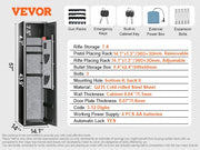 Bild in Galerie-Viewer laden, SucceBuy 3-8 Rifles Gun Safe w/ Digital Keypad & Lock Gun Storage Cabinet with Removable Storage Shelf for Home Long Gun Pistols