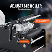 Load image into Gallery viewer, SucceBuy Manual Round Bottle Labeling Machine 15-20pcs/min Adjustable Labeler Bottles Diameter 0.78-4.72 in (with Pressing Bar) - AMOCART