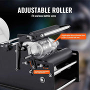 Load image into Gallery viewer, Amocart Manual Round Bottle Labeling Machine 15-20pcs/min Adjustable Labeler Bottles Diameter 0.78-4.72 in (with Pressing Bar)
