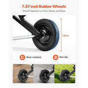 Bild in Galerie-Viewer laden, Amocart 150LBS Folding Chair Rack Metal Chair Storage Cart with Rubber Wheels Push-Style Chair Holder for Stacking 10 Chairs