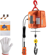 Load image into Gallery viewer, Amocart 500kg/1100lbs Electric Hoist Winch Portable Crane 25ft Lifting Height Wired Remote Control for Transportation