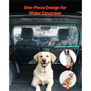 Charger l'image dans la visionneuse de galerie, Amocart Dog Car Barrier Car Divider for Front Seats Vehicle Pet Barrier with See Through Net Mesh Universal-Fit Dog Car Barrier