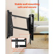 Charger l'image dans la visionneuse de galerie, Amocart Motorized TV Wall Mount for 32 to 55/65/70 Inch Adjustable TV Mount Bracket w/ Max VESA 24 x 16/24 in Up to 88-132 lbs