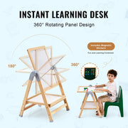 Load image into Gallery viewer, SucceBuy Standing Magnetic Drawing Board WordPad Art Easel with Painting Accessories Children Educational Toys for Kids Boy Girl