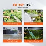Load image into Gallery viewer, SucceBuy Water Transfer Pump 120V AC 360GPH 1/10 HP Portable Electric Utility Pump for Garden, Rain Barrel, Pool, Pond, Aquarium